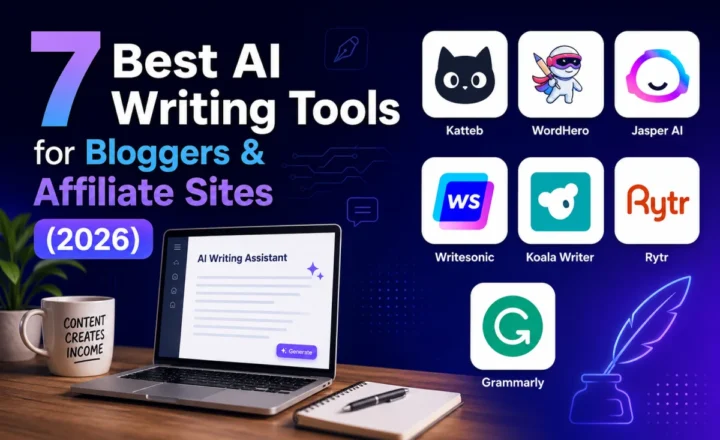 Best AI writing tools for bloggers 2026 comparison