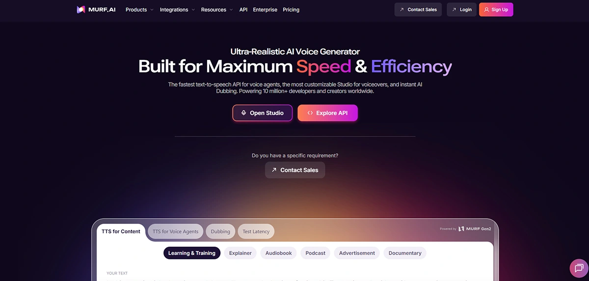murf ai voiceover tool for online business