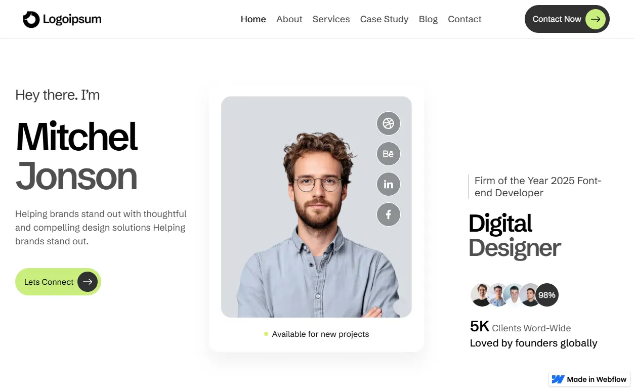 Nova Persona - Personal Website Template