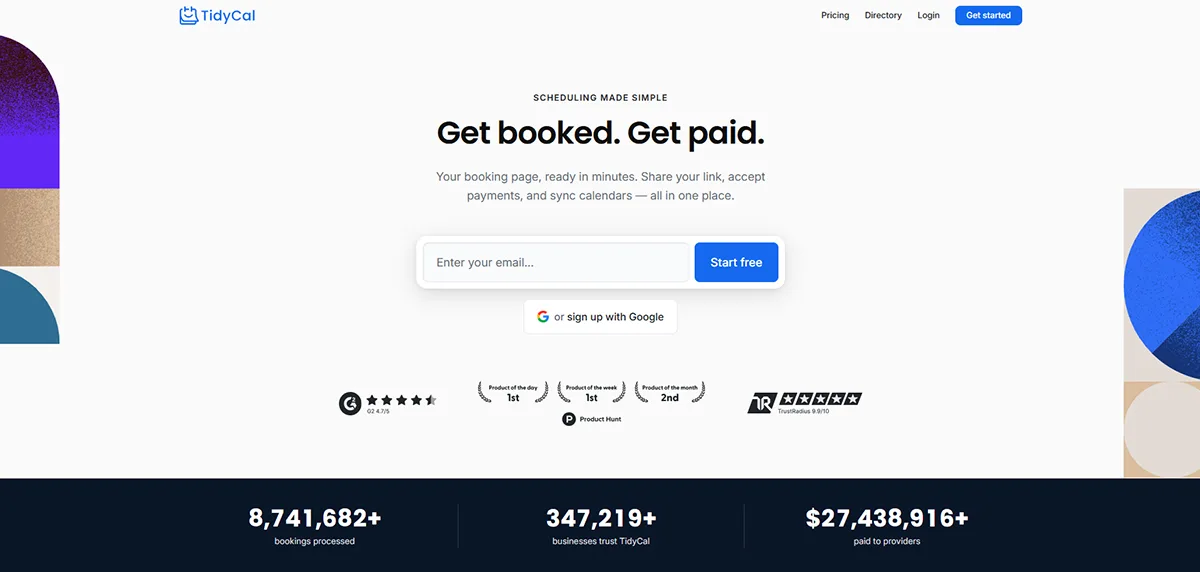 tidycal scheduling tool for freelancers and coaches