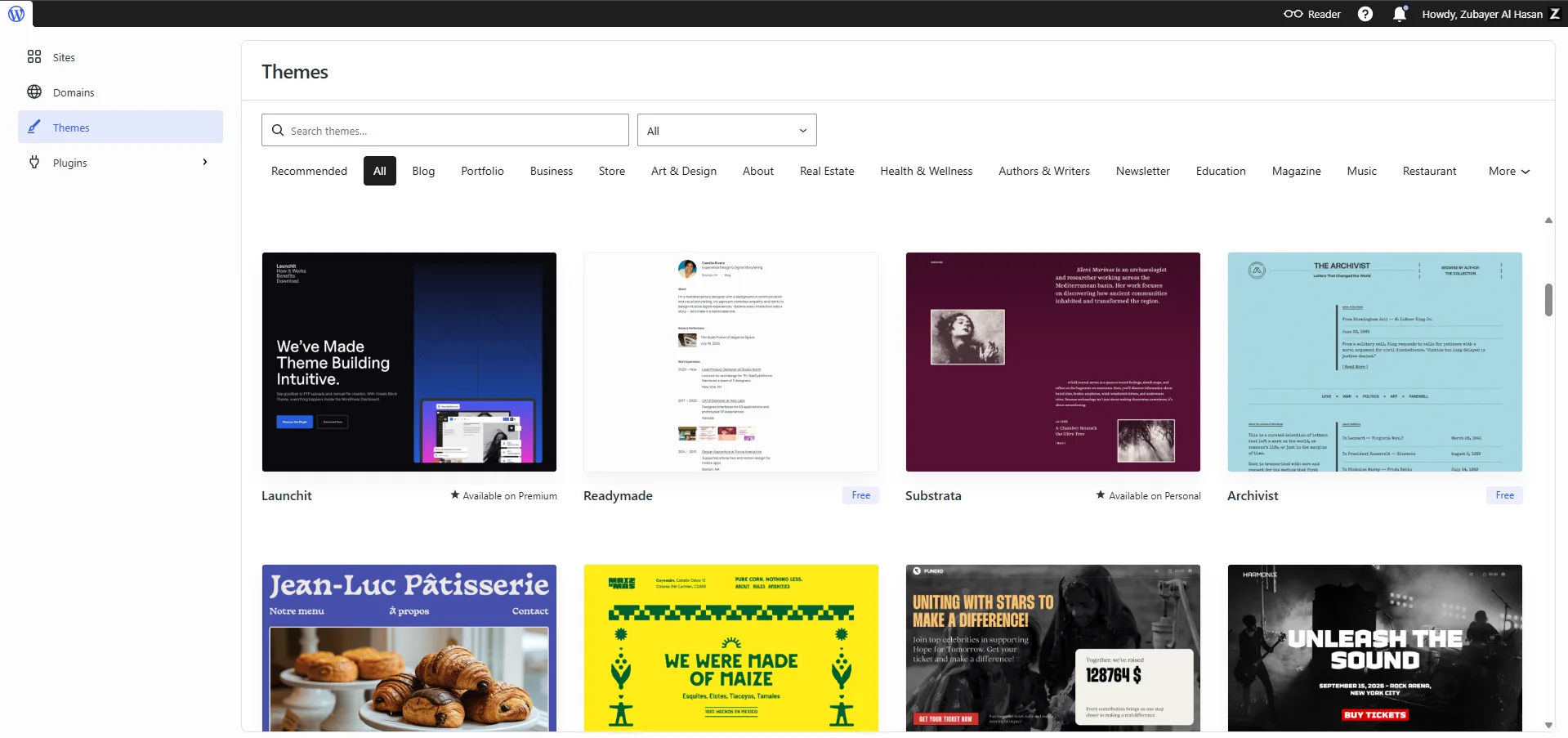 WordPress.com – Best Website Builders for Beginners