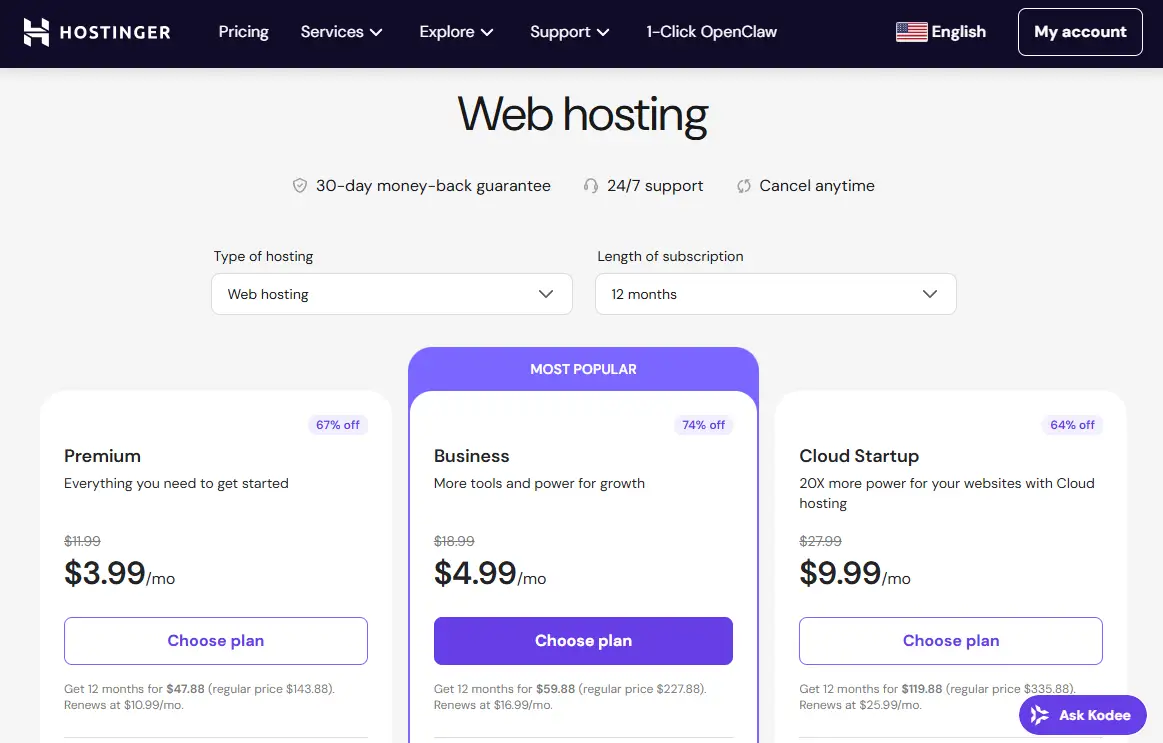 best hosting for beginners 2026