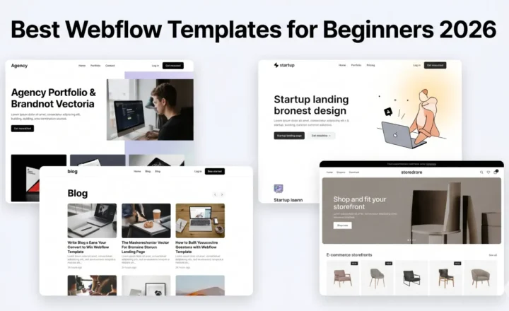 best webflow templates for beginners 2026 free and premium