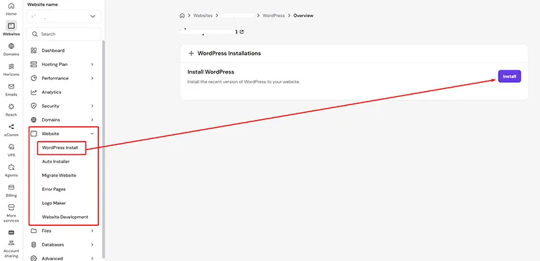 hostinger wordpress setup for beginners