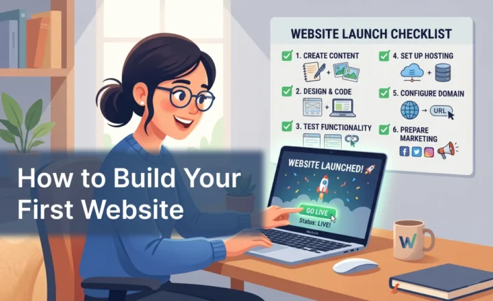 how to build your first website step by step beginner guide 2026