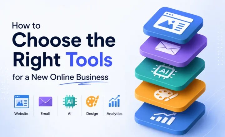 right tools for a new online business beginner guide 2026