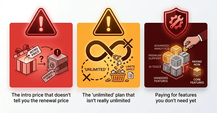 web hosting pricing traps to avoid