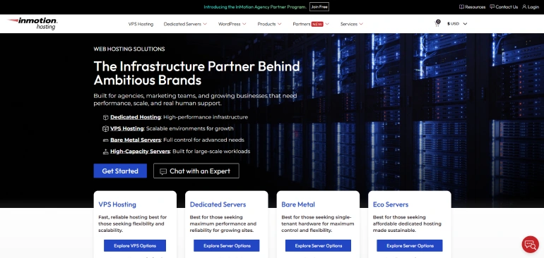 Inmotion cheap web hosting plan for beginners 2026