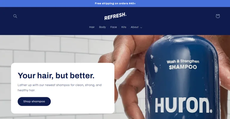 Refresh Shopify Theme