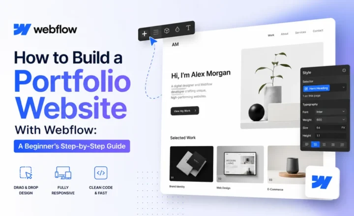 Webflow portfolio tutorial